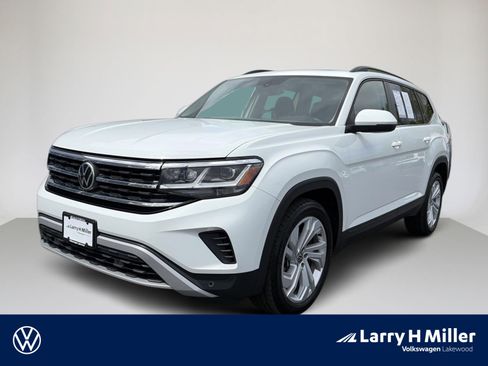 Used 2021 Volkswagen Atlas SE w/ Panoramic Sunroof Package AWD/4WD image 1