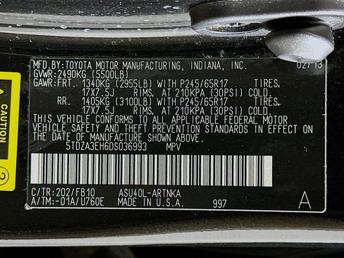 Used 2013 Toyota Highlander FWD 4dr I4 (Natl) image 12