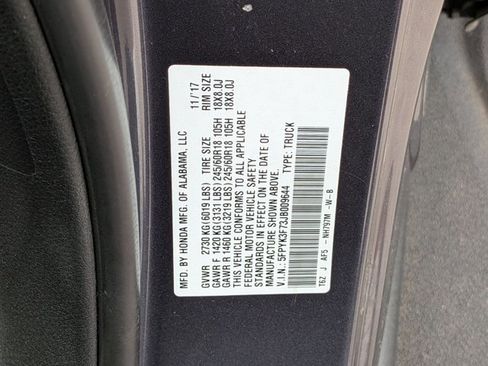 Used 2018 Honda Ridgeline RTL-E image 15