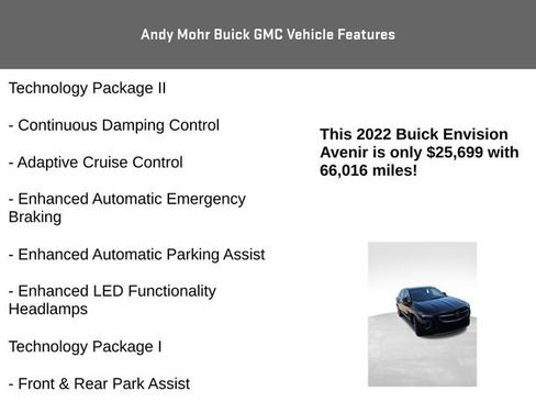 Used 2022 Buick Envision Avenir w/ Technology Package II image 12