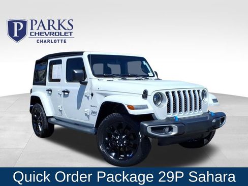 Used 2023 Jeep Wrangler Unlimited Sahara w/ Cold Weather Group AWD/4WD image 1