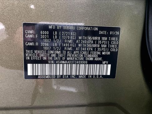 New 2026 Subaru Ascent Premium image 20