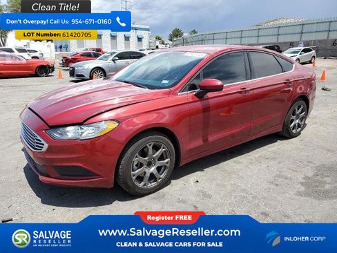 Used 2017 Ford Fusion SE w/ Fusion SE Technology Package FWD image 1