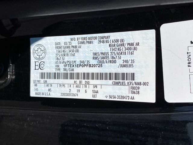 Used 2023 Ford F150 XLT w/ XTR Package AWD/4WD image 25