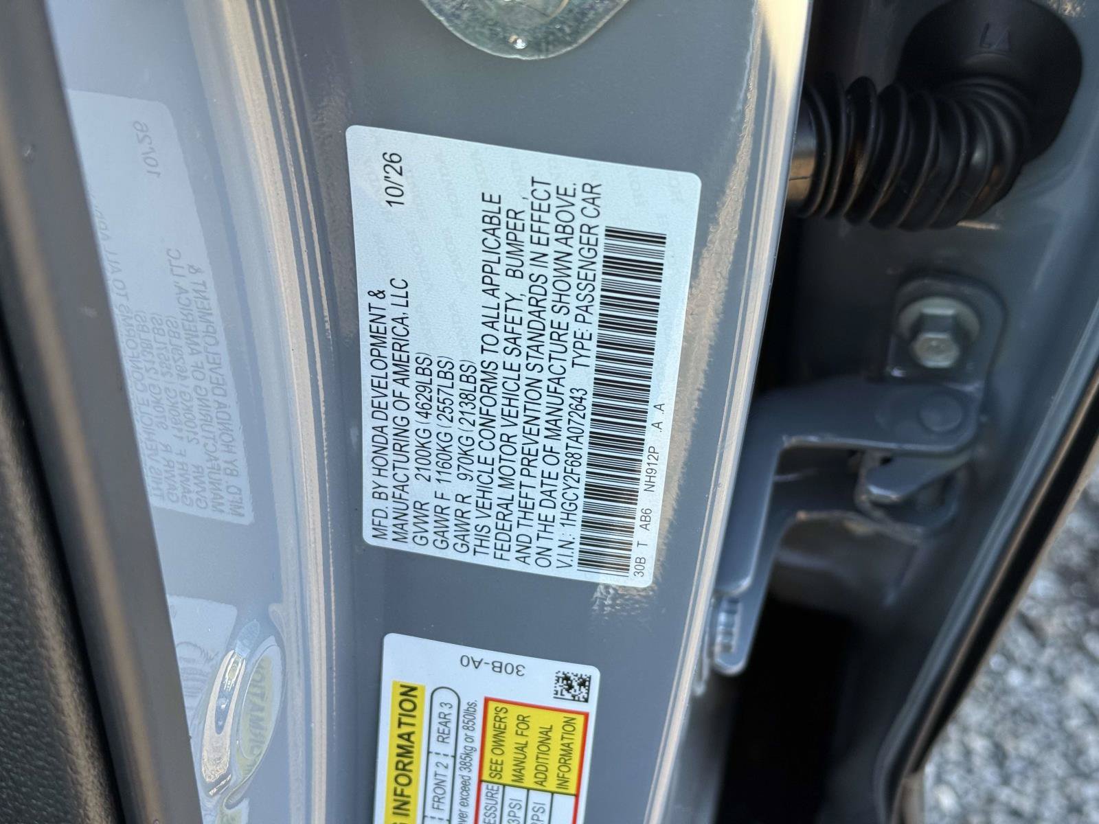 New 2026 Honda Accord Hybrid EX-L image 20