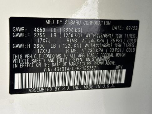 Used 2023 Subaru Outback Premium image 20