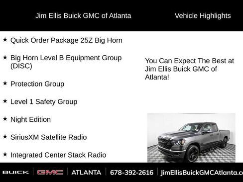 Used 2022 RAM 1500 Big Horn w/ Night Edition image 5