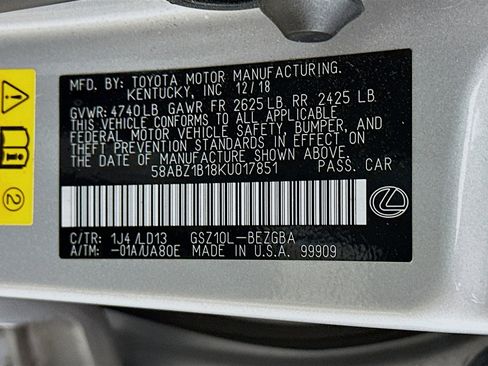 Used 2019 Lexus ES 350 image 12