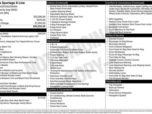 Used 2025 Kia Sportage X-Line AWD/4WD image 4