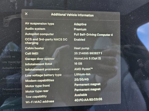 Used 2023 Tesla Model X AWD/4WD image 4