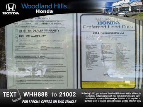 Used 2014 Hyundai Sonata GLS image 26