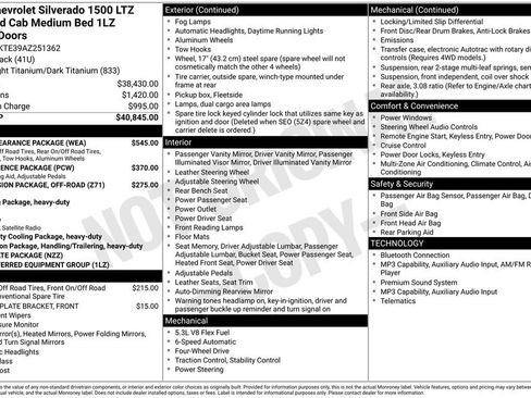 Used 2010 Chevrolet Silverado 1500 LTZ w/ Z71 Appearance Package AWD/4WD image 6