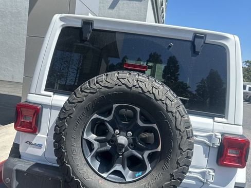 Used 2022 Jeep Wrangler Unlimited Rubicon 4xe w/ Steel Bumper Group AWD/4WD image 4