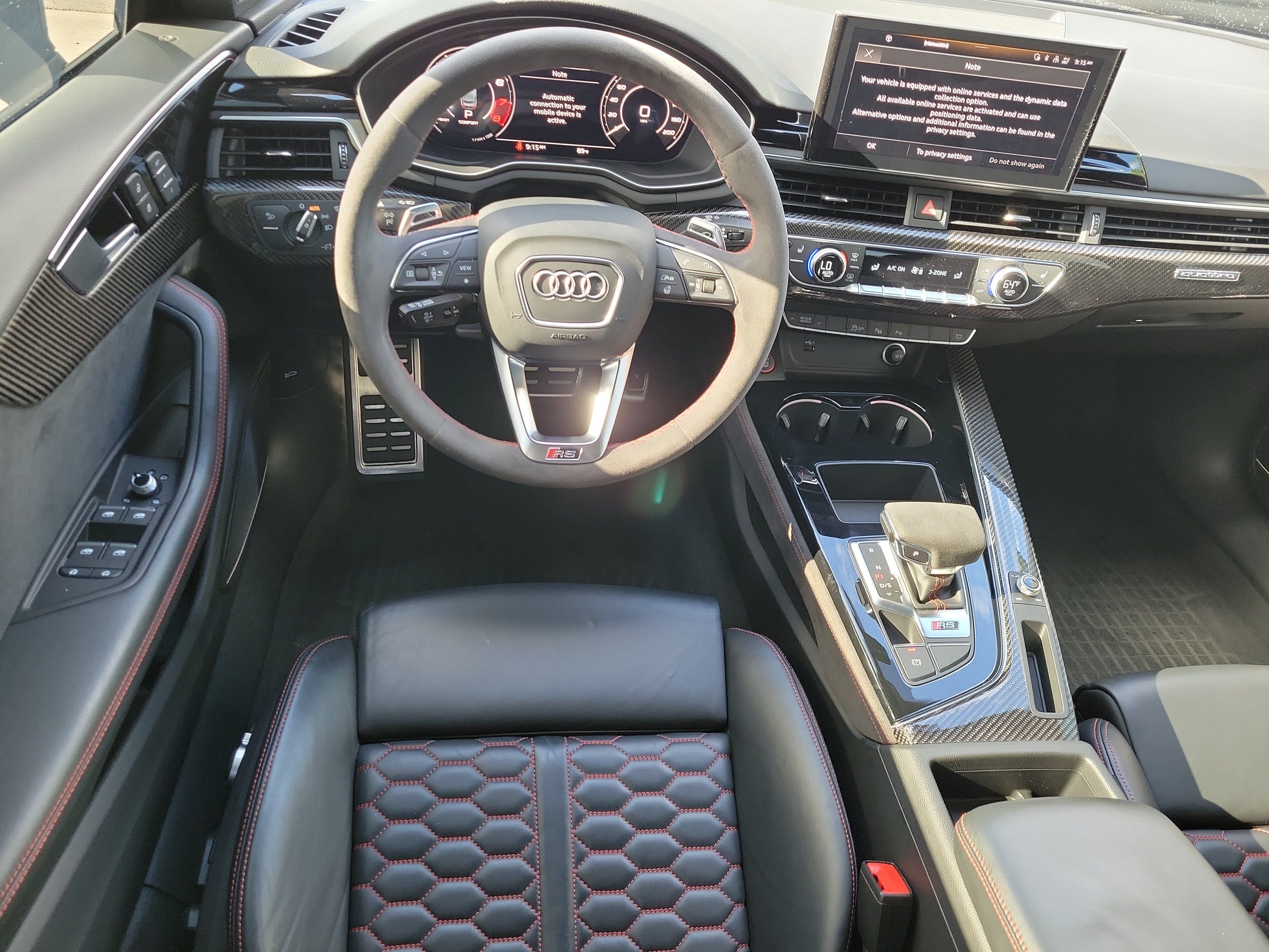 Used 2022 Audi RS 5 Sportback w/ Black Optic Carbon Package AWD/4WD image 7