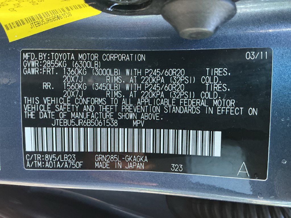 Used 2011 Toyota 4Runner Limited AWD/4WD image 31