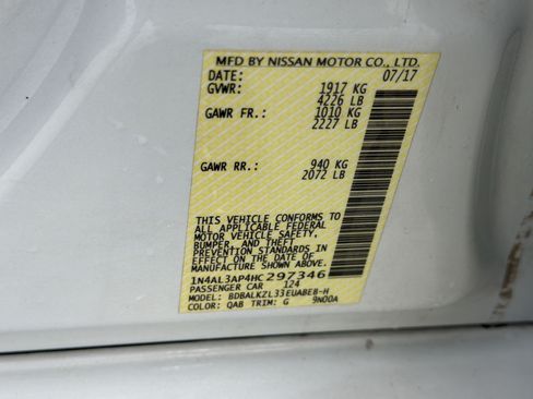 Used 2017 Nissan Altima 2.5 SV w/ Convenience Package FWD image 24