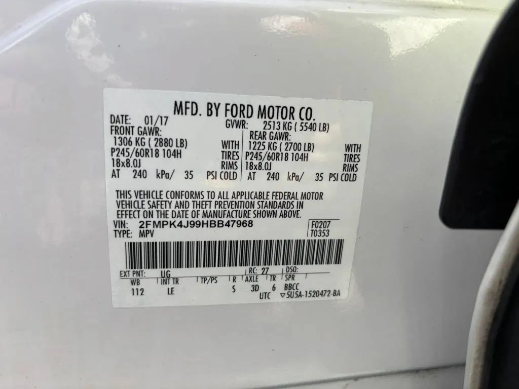 Used 2017 Ford Edge SEL w/ Equipment Group 201A AWD/4WD image 24