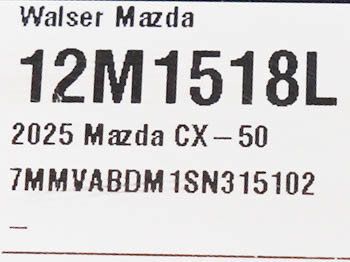 Used 2025 MAZDA CX-50 AWD 2.5 S w/ Premium Package image 30