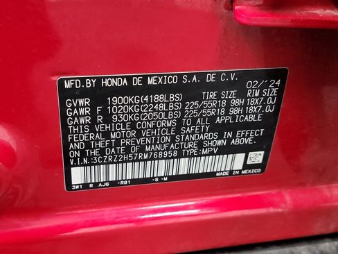 Certified 2024 Honda HR-V Sport image 32