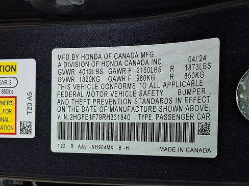 Used 2024 Honda Civic EX image 27
