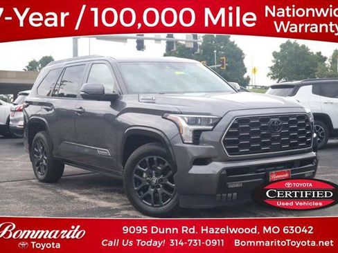 Certified 2025 Toyota Sequoia Platinum AWD/4WD image 1