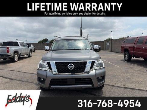 Used 2019 Nissan Armada Platinum w/ Captain's Chairs Package AWD/4WD image 1