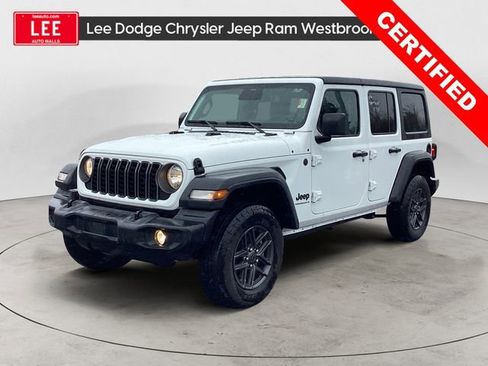 Certified 2025 Jeep Wrangler Unlimited Sport AWD/4WD image 1