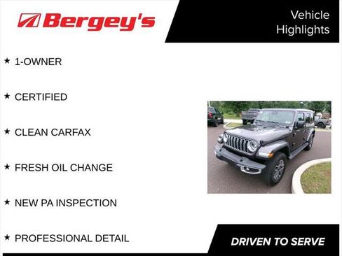 Certified 2025 Jeep Wrangler Unlimited Sahara w/ Safety Group AWD/4WD image 5