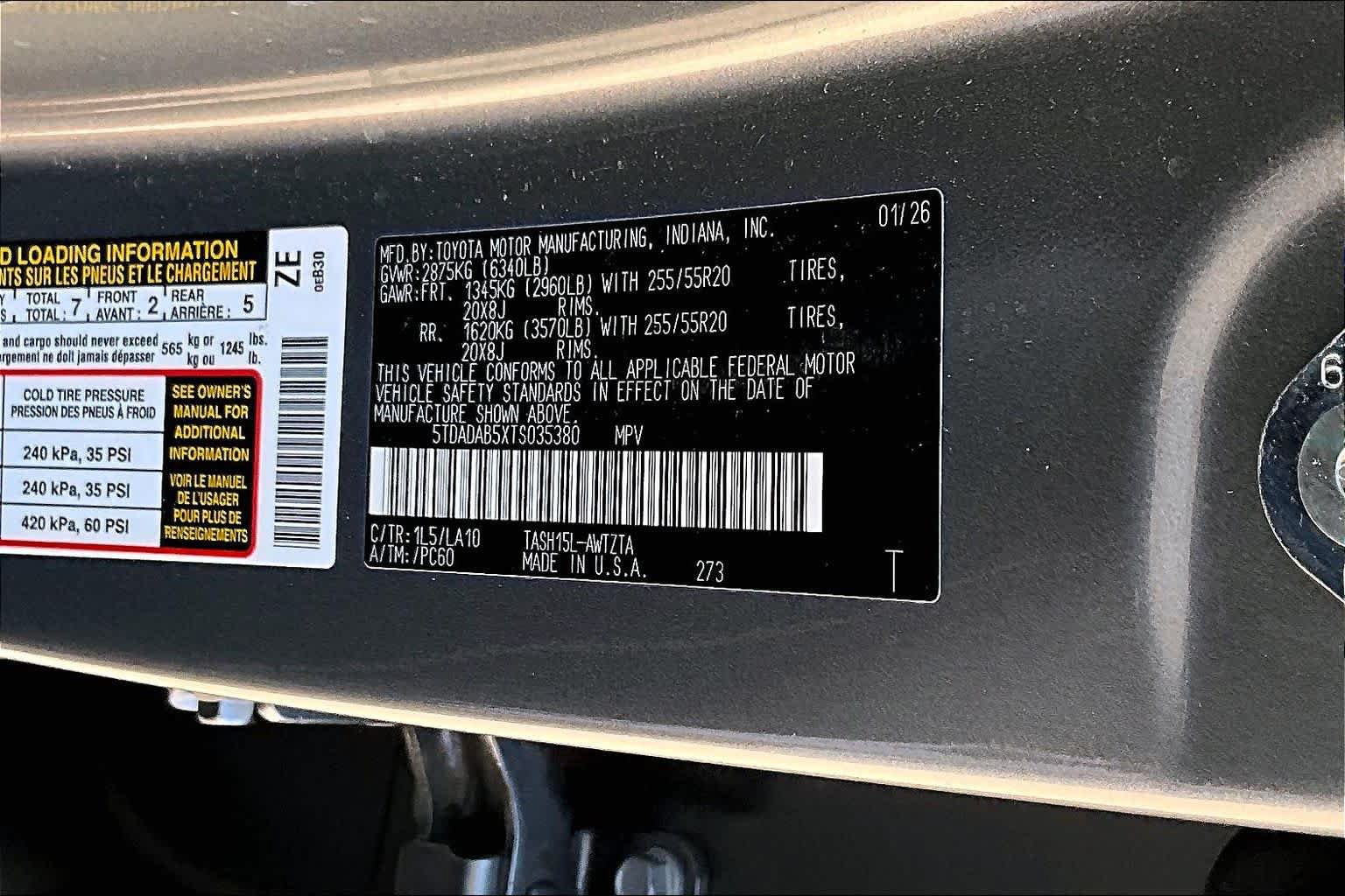Used 2026 Toyota Grand Highlander AWD Hybrid image 35