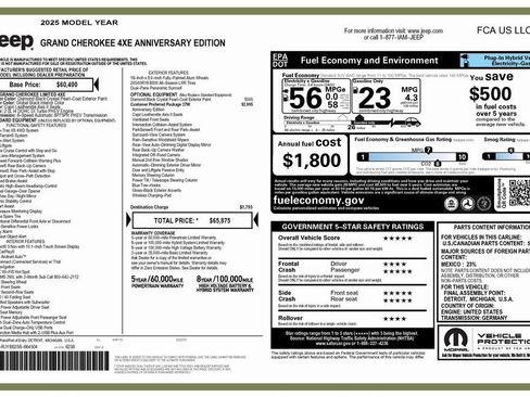 Used 2025 Jeep Grand Cherokee Limited 4xe image 4