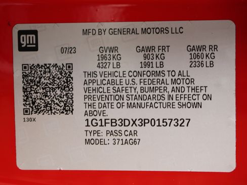 Used 2023 Chevrolet Camaro LT RWD image 38
