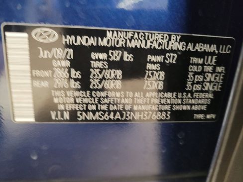 Used 2022 Hyundai Santa Fe SEL w/ Convenience Package FWD image 33