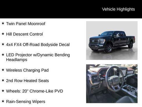 Used 2023 Ford F150 Lariat w/ Equipment Group 502A High image 31