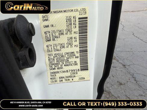 Used 2019 Nissan Frontier S image 24