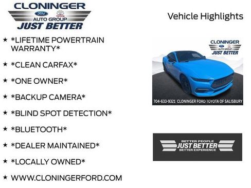 Used 2025 Ford Mustang Coupe w/ Mustang Nite Pony Package RWD image 3