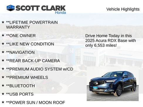 Used 2025 Acura RDX SH-AWD w/ Advance Package image 11