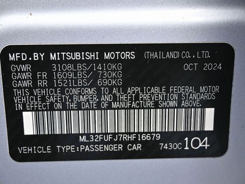 Used 2024 Mitsubishi Mirage G4 Black Edition image 36