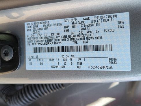 Used 2024 Ford F150 STX w/ STX Black Appearance Package AWD/4WD image 33
