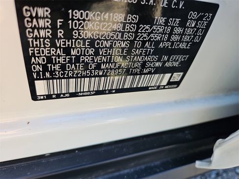 Certified 2024 Honda HR-V Sport image 14