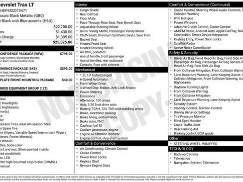 Used 2025 Chevrolet Trax LT w/ Driver Confidence Package image 37