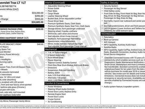 Used 2019 Chevrolet Trax LT w/ LT Convenience Package FWD image 6