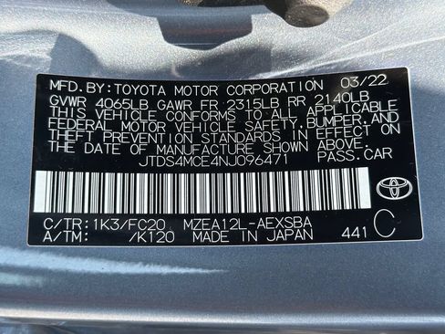 Used 2022 Toyota Corolla SE FWD image 41