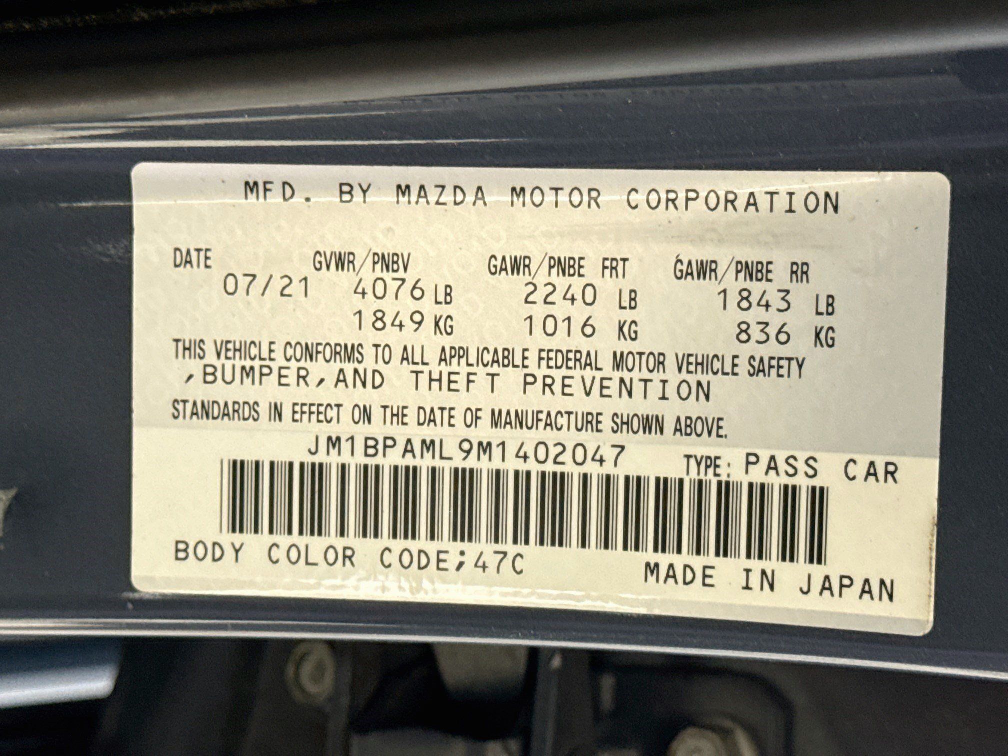 Used 2021 MAZDA MAZDA3 s FWD image 40