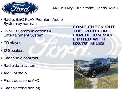 Used 2018 Ford Expedition Max Limited AWD/4WD image 15