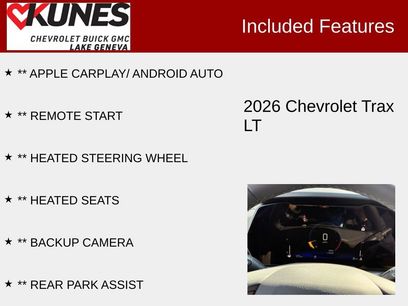 New 2026 Chevrolet Trax LT w/ Driver Confidence Package