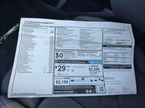 New 2026 BMW X3 xDrive30i w/ Convenience Package AWD/4WD image 18