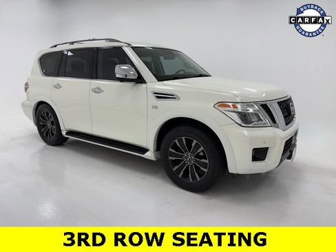 Used 2019 Nissan Armada Platinum w/ Captain's Chairs Package image 1