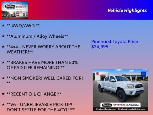 Used 2014 Toyota Tacoma 4x4 Double Cab w/ TRD Sport Package image 16