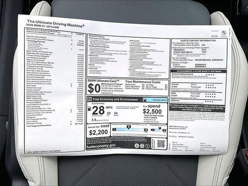 New 2026 BMW X1 xDrive28i w/ Technology Package image 18