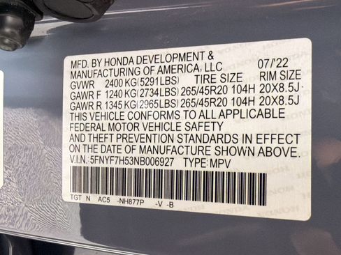 Used 2022 Honda Passport EX-L image 19